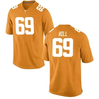 Game Men's Gus Hill Tennessee Volunteers Nike College Jersey - Orange