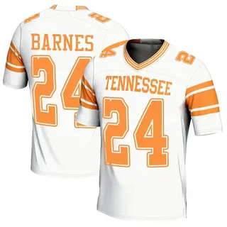 Game Men's Hunter Barnes Tennessee Volunteers Replica 2nd Football Jersey - White