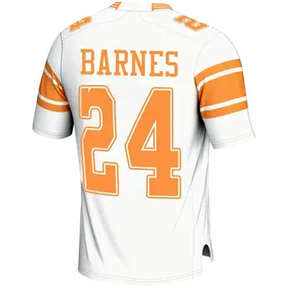 Game Men's Hunter Barnes Tennessee Volunteers Replica 2nd Football Jersey - White
