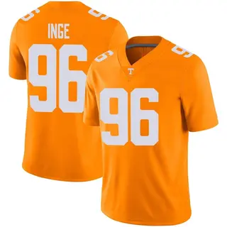 Game Men's Isaiah Inge Tennessee Volunteers Nike Football Jersey - Orange