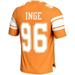 Game Men's Isaiah Inge Tennessee Volunteers Replica Football Jersey - Orange