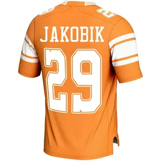 Game Men's Jack-Henry Jakobik Tennessee Volunteers Replica Football Jersey - Orange