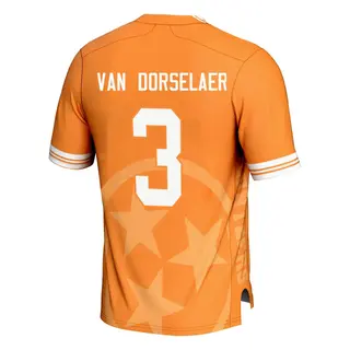Game Men's Jack Van Dorselaer Tennessee Volunteers Replica Icon Print Football Jersey - Orange
