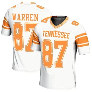 Game Men's Jacob Warren Tennessee Volunteers Replica 2nd Football Jersey - White