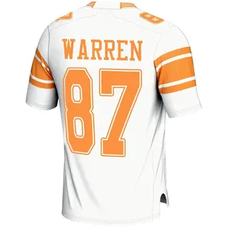 Game Men's Jacob Warren Tennessee Volunteers Replica 2nd Football Jersey - White