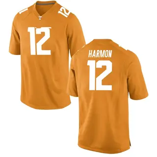 Game Men's Jaedon Harmon Tennessee Volunteers Nike College Jersey - Orange