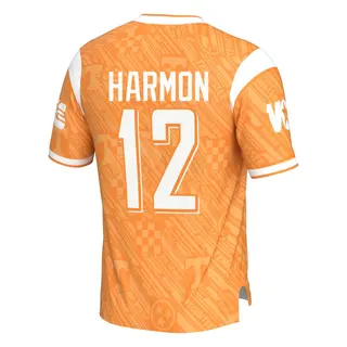 Game Men's Jaedon Harmon Tennessee Volunteers Replica Highlight Print Football Jersey - Orange