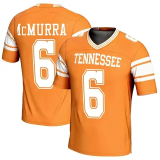Game Men's Jalen McMurray Tennessee Volunteers Replica Football Jersey - Orange