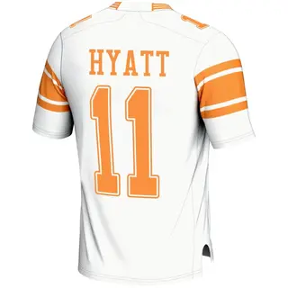 Game Men's Jalin Hyatt Tennessee Volunteers Replica 2nd Football Jersey - White