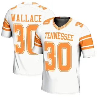 Game Men's Jamal Wallace Tennessee Volunteers Replica 2nd Football Jersey - White