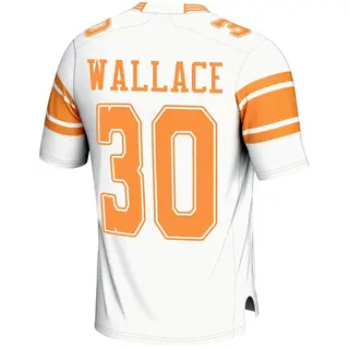 Game Men's Jamal Wallace Tennessee Volunteers Replica 2nd Football Jersey - White