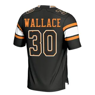 Game Men's Jamal Wallace Tennessee Volunteers Replica Football Jersey - Black