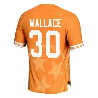 Game Men's Jamal Wallace Tennessee Volunteers Replica Icon Print Football Jersey - Orange