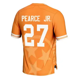 Game Men's James Pearce Jr. Tennessee Volunteers Replica Icon Print Football Jersey - Orange