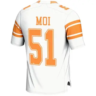 Game Men's Jaxson Moi Tennessee Volunteers Replica 2nd Football Jersey - White