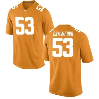 Game Men's Jeremiah Crawford Tennessee Volunteers Nike College Jersey - Orange