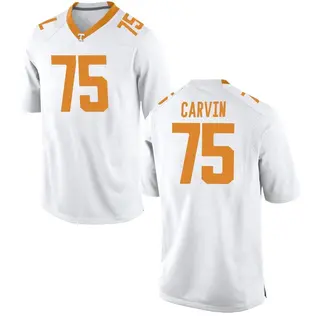 Game Men's Jerome Carvin Tennessee Volunteers Nike College Jersey - White
