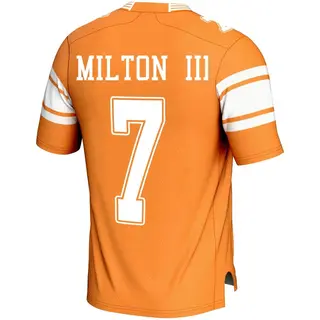 Game Men's Joe Milton III Tennessee Volunteers Replica Football Jersey - Orange