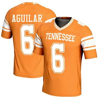 Game Men's Joey Aguilar Tennessee Volunteers Replica Football Jersey - Orange