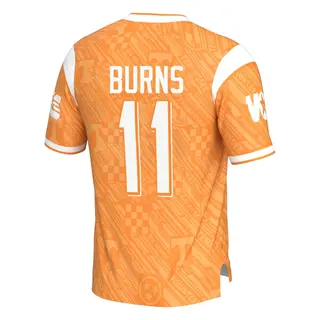 Game Men's Jordan Burns Tennessee Volunteers Replica Highlight Print Football Jersey - Orange