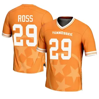 Game Men's Jordan Ross Tennessee Volunteers Replica Icon Print Football Jersey - Orange