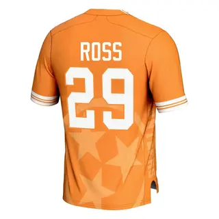 Game Men's Jordan Ross Tennessee Volunteers Replica Icon Print Football Jersey - Orange