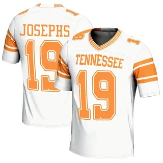 Game Men's Joshua Josephs Tennessee Volunteers Replica 2nd Football Jersey - White