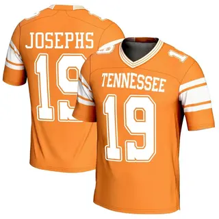 Game Men's Joshua Josephs Tennessee Volunteers Replica Football Jersey - Orange