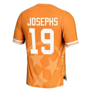 Game Men's Joshua Josephs Tennessee Volunteers Replica Icon Print Football Jersey - Orange