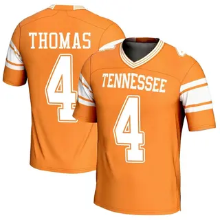 Game Men's Jourdan Thomas Tennessee Volunteers Replica Football Jersey - Orange
