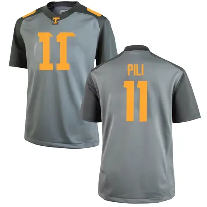 Game Men's Keenan Pili Tennessee Volunteers College Jersey - Gray