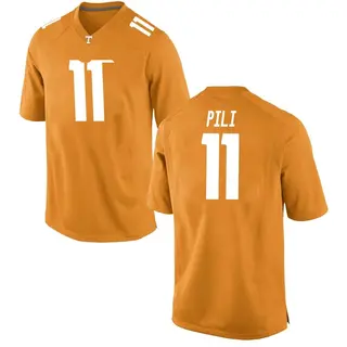 Game Men's Keenan Pili Tennessee Volunteers Nike College Jersey - Orange