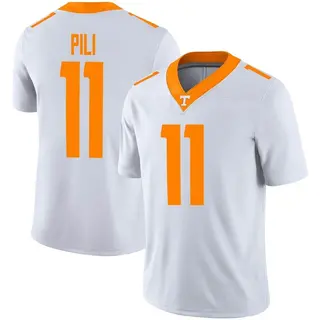 Game Men's Keenan Pili Tennessee Volunteers Nike Football Jersey - White