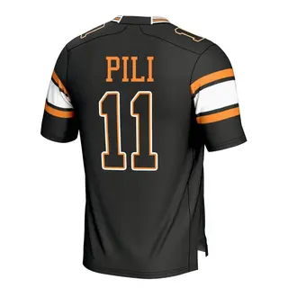 Game Men's Keenan Pili Tennessee Volunteers Replica Football Jersey - Black