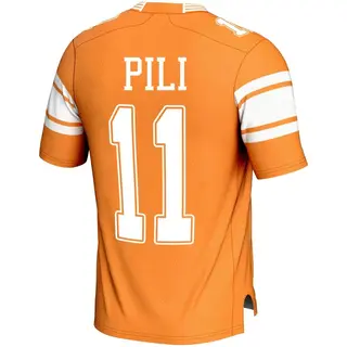 Game Men's Keenan Pili Tennessee Volunteers Replica Football Jersey - Orange
