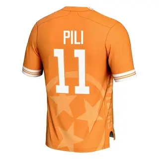 Game Men's Keenan Pili Tennessee Volunteers Replica Icon Print Football Jersey - Orange