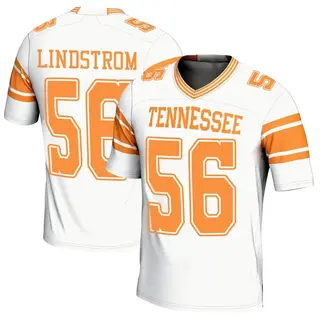 Game Men's Kellen Lindstrom Tennessee Volunteers Replica 2nd Football Jersey - White