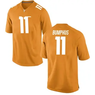 Game Men's LaTrell Bumphus Tennessee Volunteers Nike College Jersey - Orange