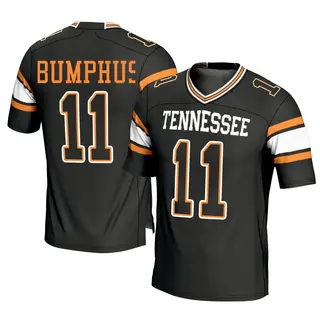 Game Men's LaTrell Bumphus Tennessee Volunteers Replica Football Jersey - Black