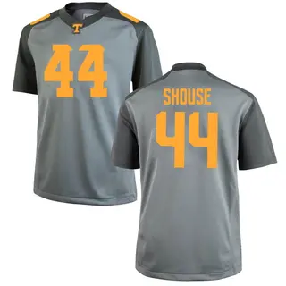 Game Men's Luke Shouse Tennessee Volunteers Nike College Jersey - Gray