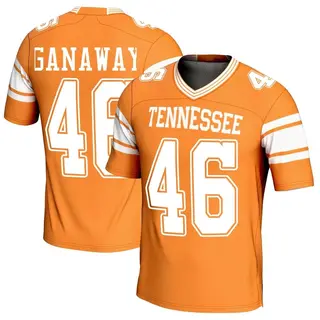 Game Men's Malik Ganaway Tennessee Volunteers Replica Football Jersey - Orange