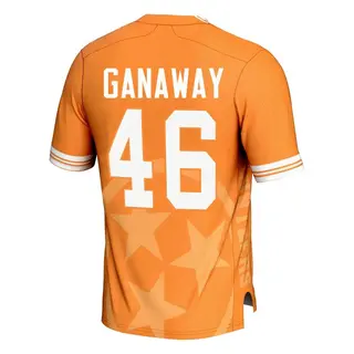 Game Men's Malik Ganaway Tennessee Volunteers Replica Icon Print Football Jersey - Orange