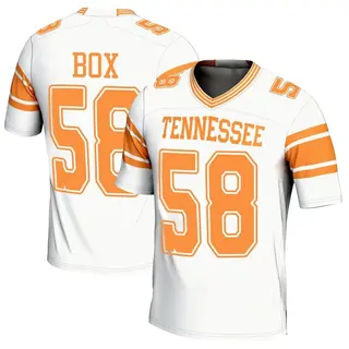 Game Men's Marshall Box Tennessee Volunteers Replica 2nd Football Jersey - White