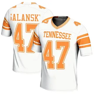 Game Men's Matthew Salansky Tennessee Volunteers Replica 2nd Football Jersey - White