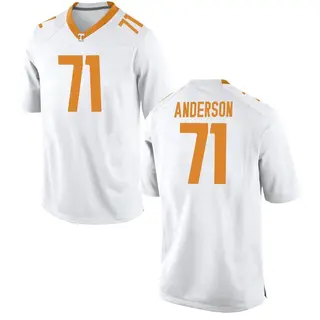 Game Men's Max Anderson Tennessee Volunteers Nike College Jersey - White