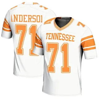 Game Men's Max Anderson Tennessee Volunteers Replica 2nd Football Jersey - White