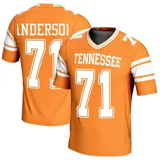 Game Men's Max Anderson Tennessee Volunteers Replica Football Jersey - Orange