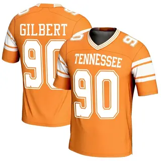 Game Men's Max Gilbert Tennessee Volunteers Replica Football Jersey - Orange