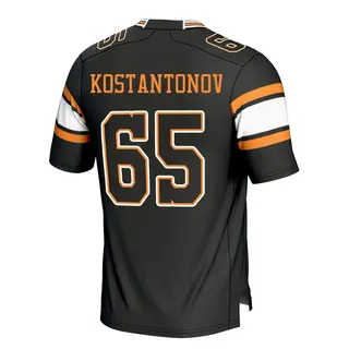 Game Men's Michael Kostantonov Tennessee Volunteers Replica Football Jersey - Black