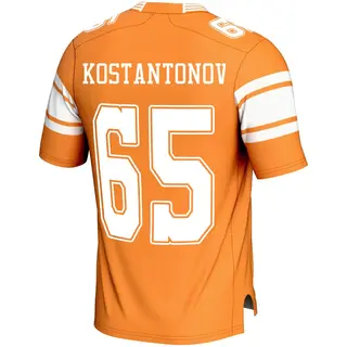 Game Men's Michael Kostantonov Tennessee Volunteers Replica Football Jersey - Orange